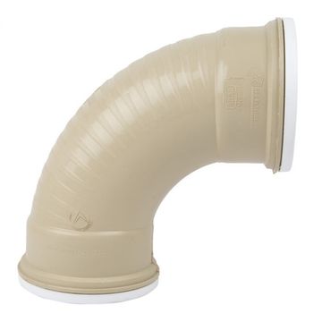 Waste Bend 87.5Deg Ug 110mm L-R Sabs - 2 Pack