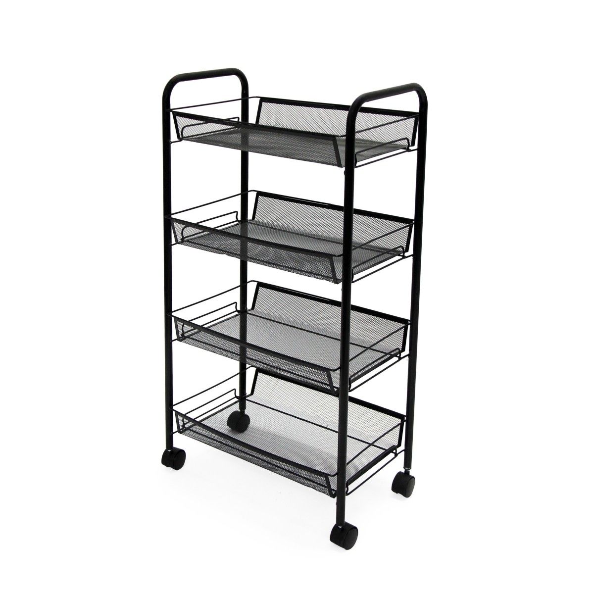 Fine Living Limber 4 Layer Trolley - Black