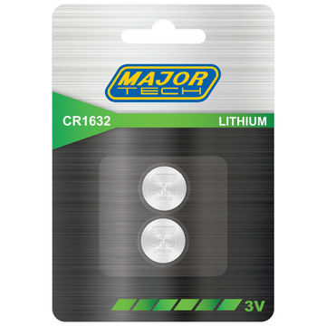 Button Cells (CR1632-BP2) - Major Tech