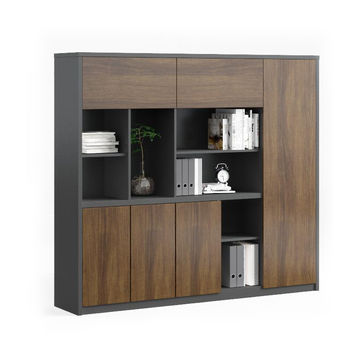 GOF Furniture - Carter 1 Office Library Composition, Ebony