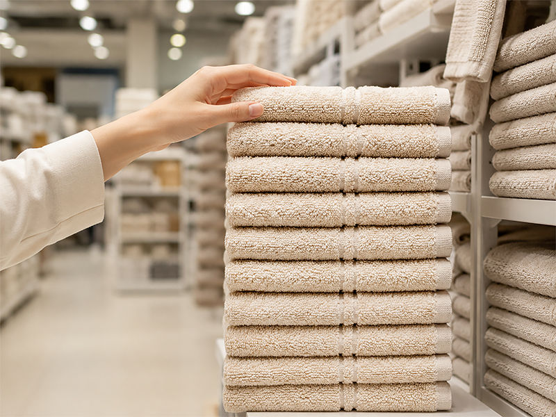 Hotel Collection 600GSM 30x50cms Guest Towel - 10 Pc Pack - Tapioca