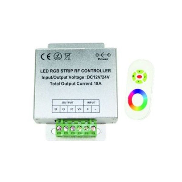 12VDC RGB Controller C/W Colour Wheel Touch Remote