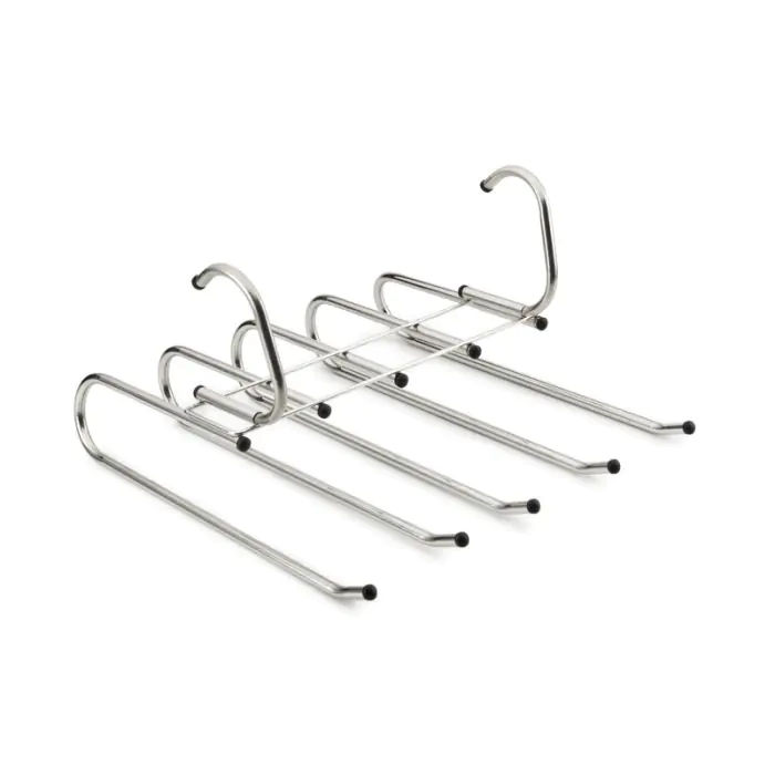 Trouser Rack. 5 Bar. Stainless Steel
