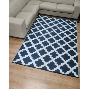 Large Casablanca Outdoor Reversible Mat - Lightweight, Double Woven, Water Resistant