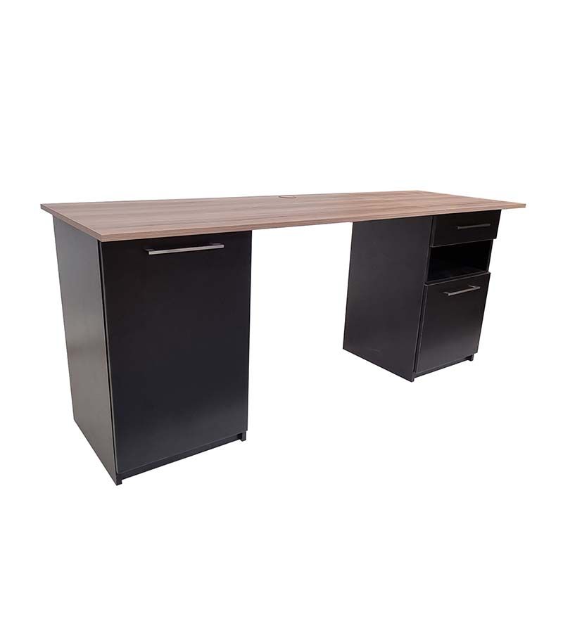 Galway Desk 180cm - Sahara & Ebony