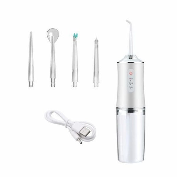 4 in 1 Electric Teeth Flusher & Flosser - White