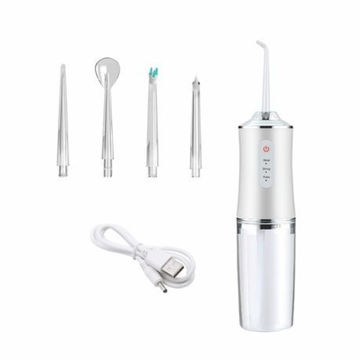 4 in 1 Electric Teeth Flusher & Flosser - White