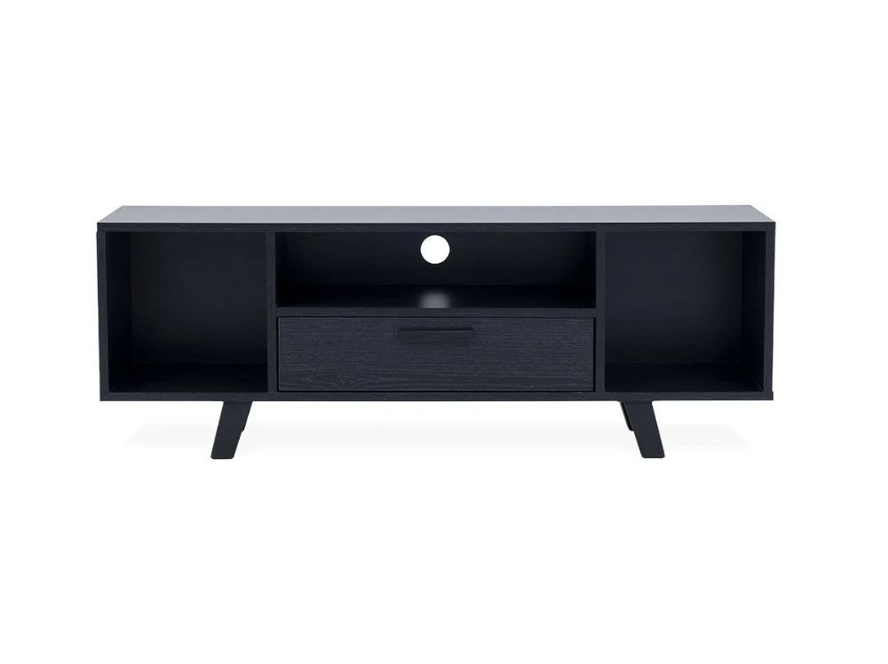 TV Unit 120cm – Compact Media Cabinet with 2-Level Storage for Living Room