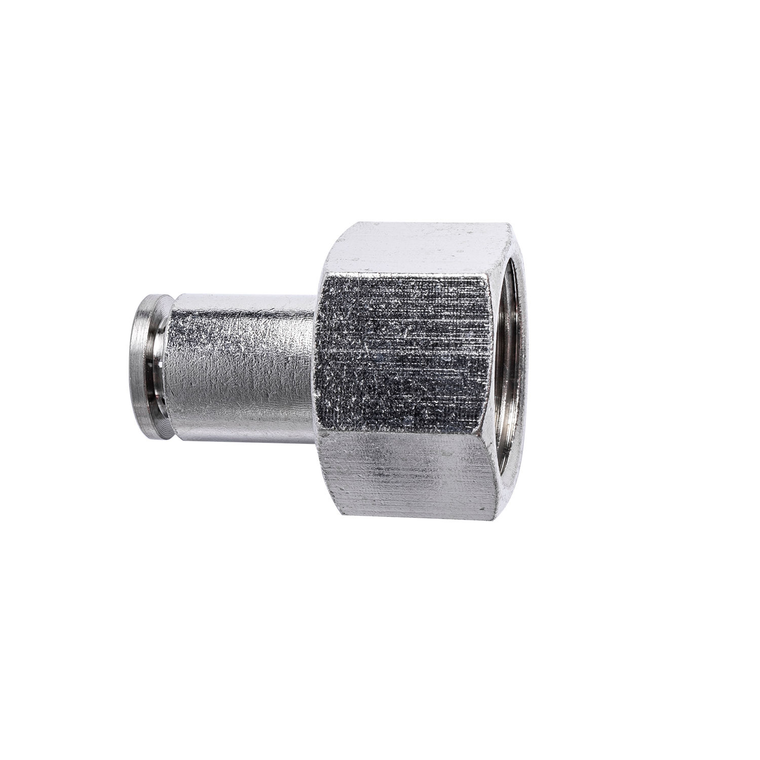 Metal Pu Fitting Straight 8Mm 1/2" F