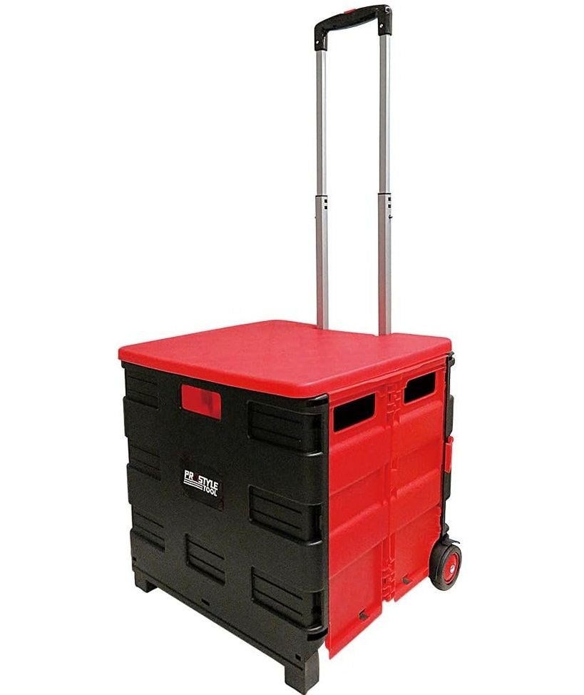 Plastic trolley box