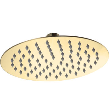 Devario Premio Shower Head Round 250mm s/s - Brushed Gold