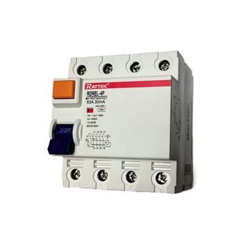 Earth Leakage - 63A 4 Pole Din Rail - RAYTRIC