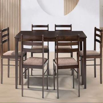 Penelope  7 Piece Dinning Set Cappucino