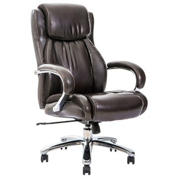 TOCC 500 Pound Big Boss Office Chair-Brown