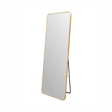 Rectangle Aluminum Framed Freestanding or wall Mounted 168cm*62cm Glass Mirror 968SG Gold