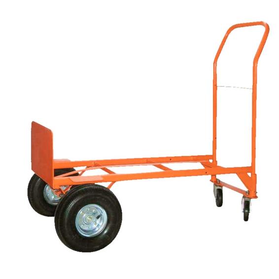 Rigid transforming trolley 250kg yellow