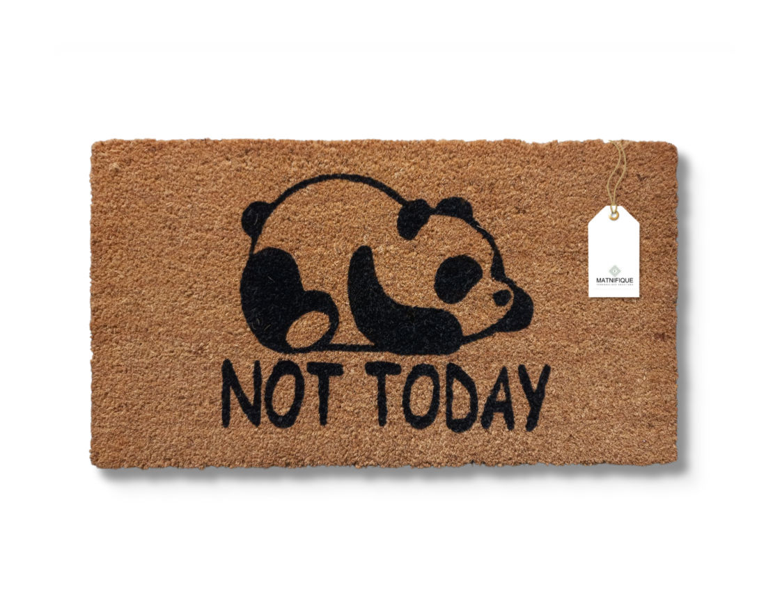 Matnifique Coir Design Doormat - Not Today 700 x 400 x 14mm