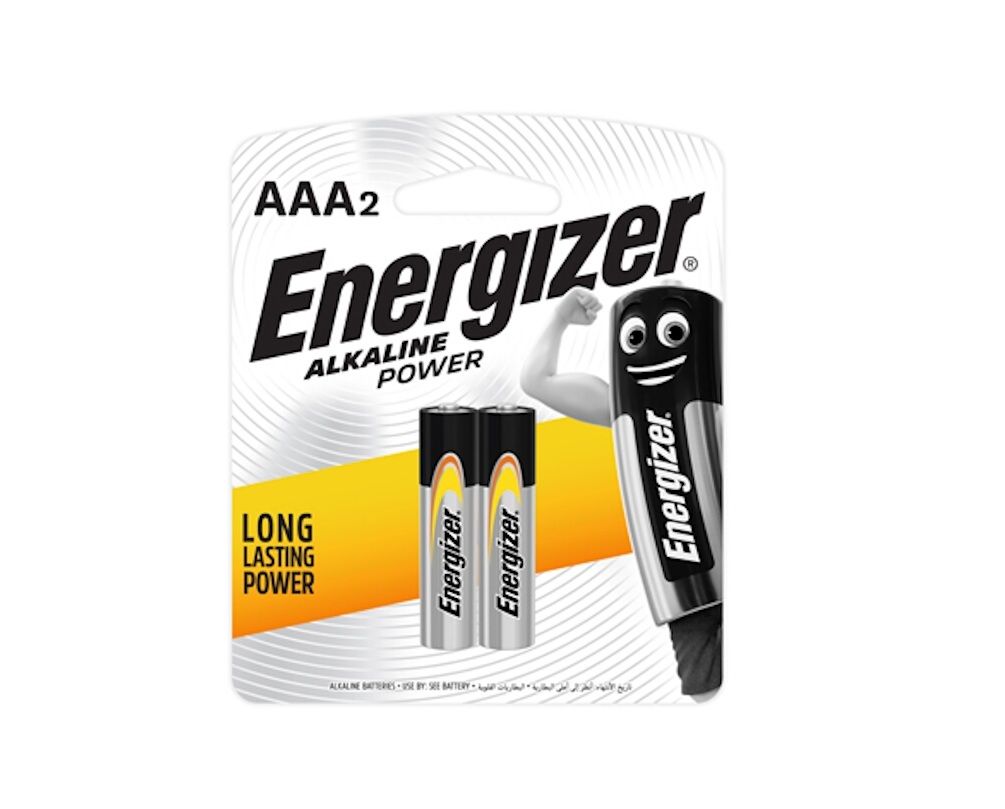 Energizer - 2 Piece - AAA Batteries - Power