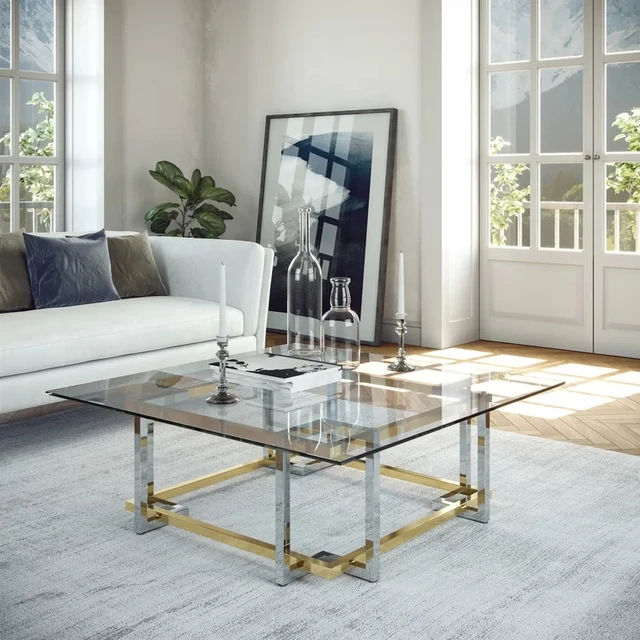 Gold/Silver Coffee Table