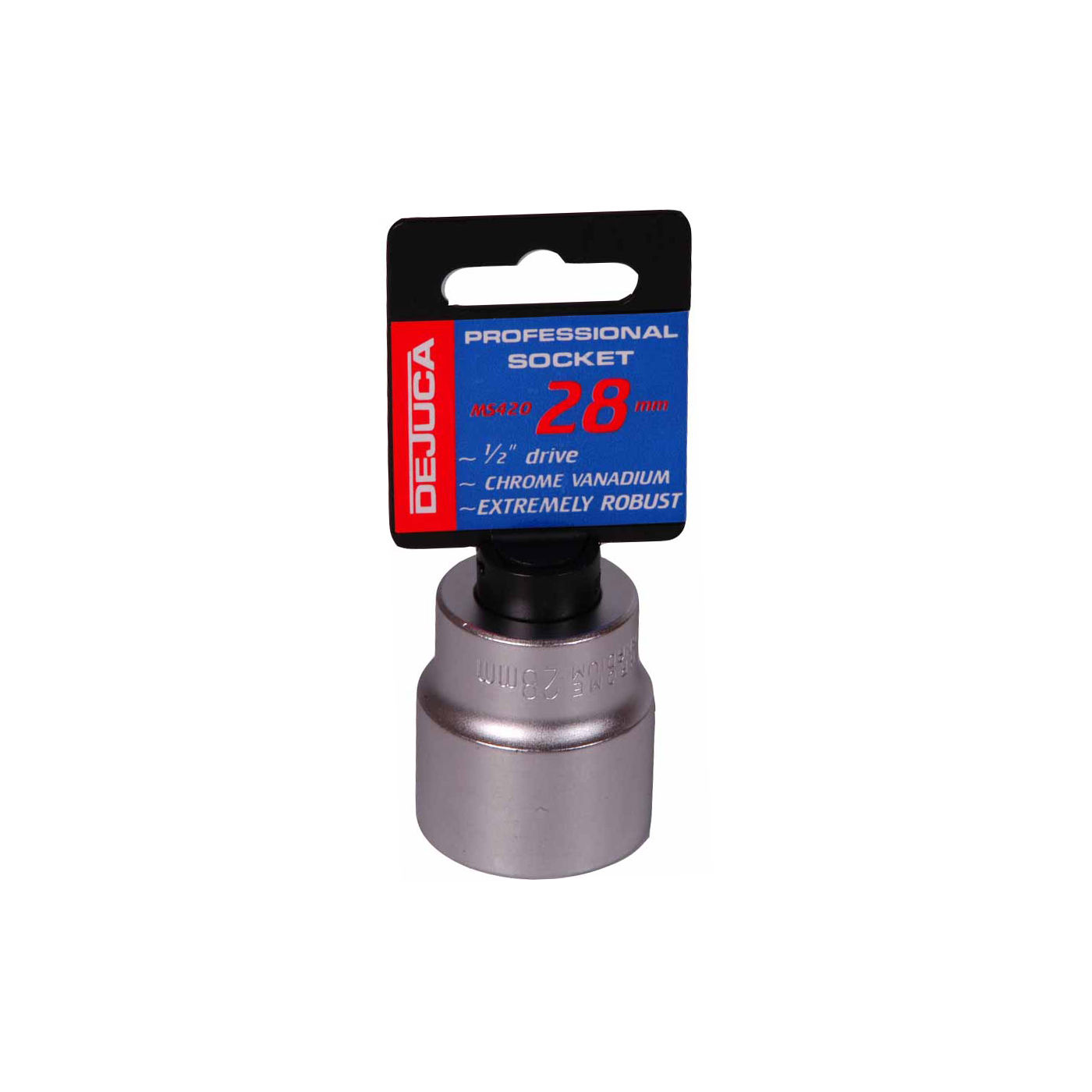 Dejuca - Socket - Cv - Fd - 1/2 Inch drive - 6pt - 28mm - 6 Pack