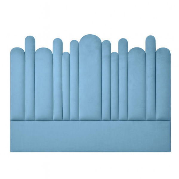 Yardley Artisty Velvet Overlap Headboard Only King Luxor