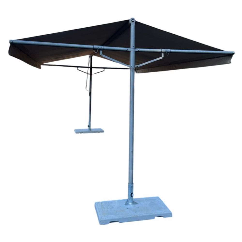 Premium Stainless Steel Shade Solution Rectangular 5m x 3m (Beige Canopy) *FREE Cover bag & reach stick included