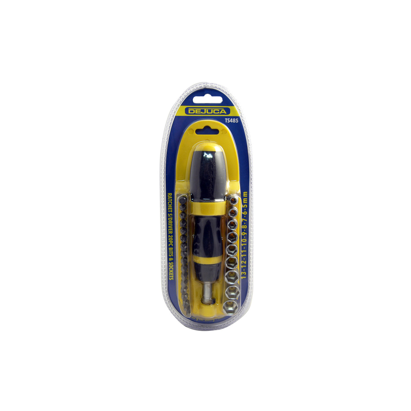 Ratchet S/driver - Bits and Sockets - 20/Piece - 6 Pack