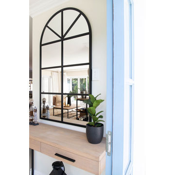 Steel Frame Arched Mirror