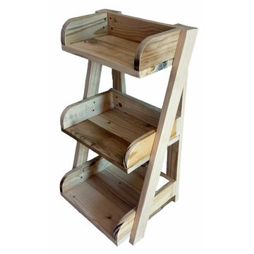 Ladder Stacker Spice, hand crafted from Pine wood, unpainted