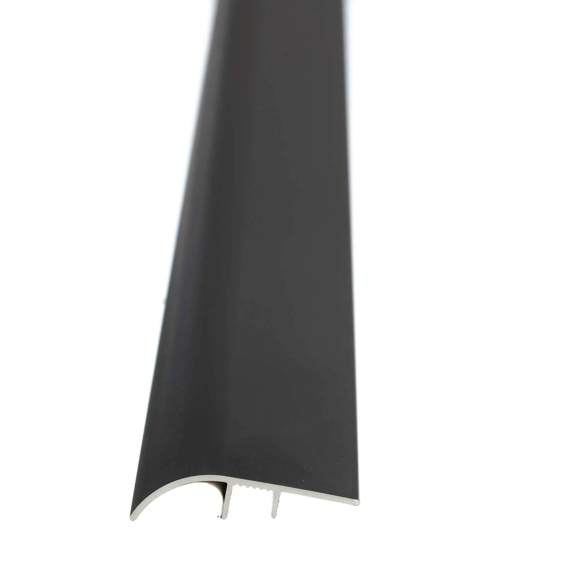 Aluminium Reducer LVT Strip Black Undrilled 2500 x 33 Aluminium Door Strip