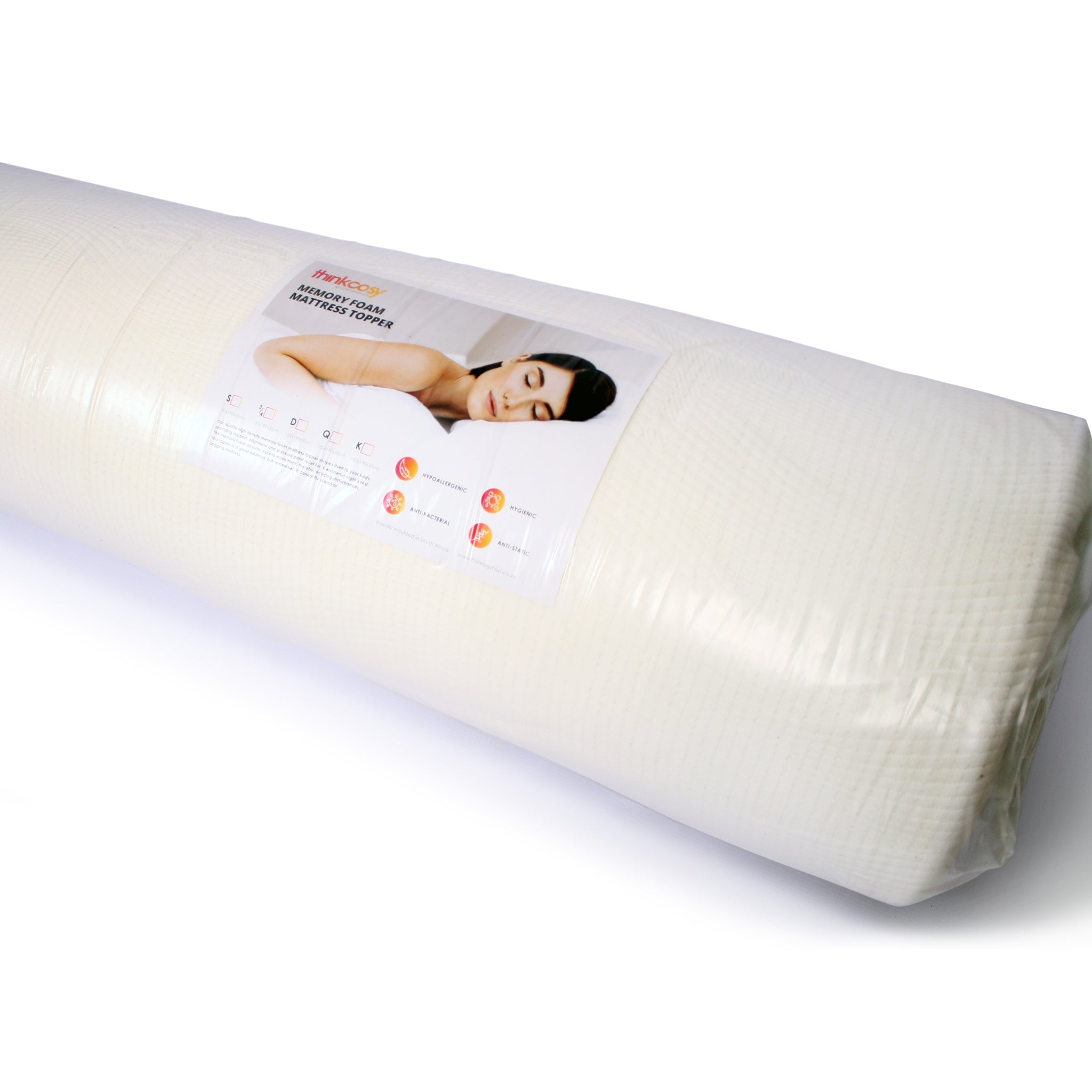 Memory Foam Mattress Topper - ThinkCosy - King