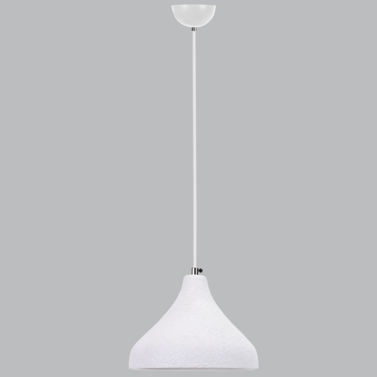 Metal Pendant with Ceramic Shade
