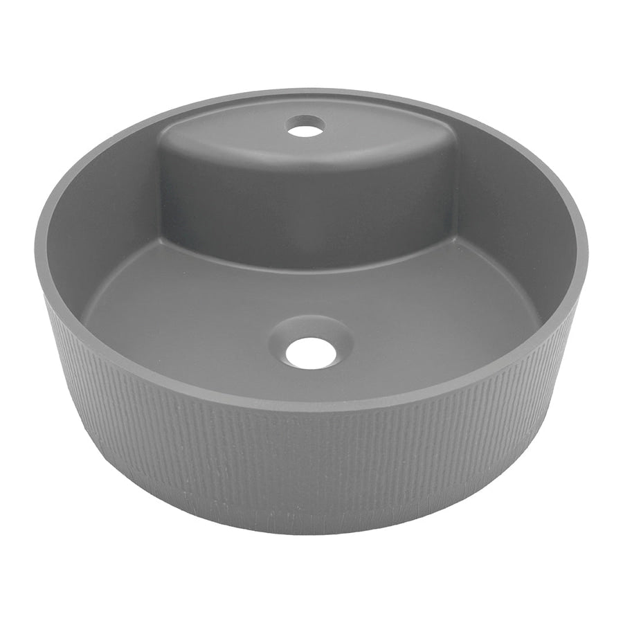 Laveo Cliff 430 Granite Composite Countertop Basin - Grey