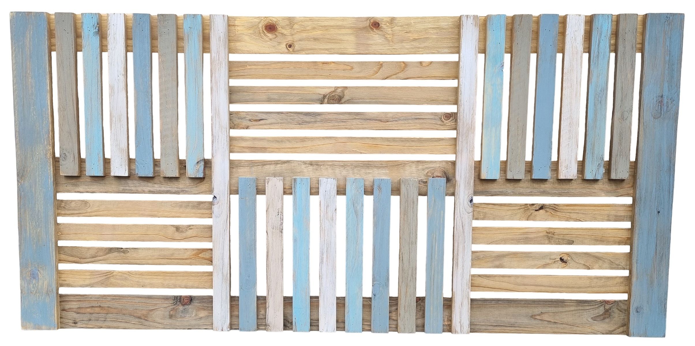 Rustic Wood Headboard King