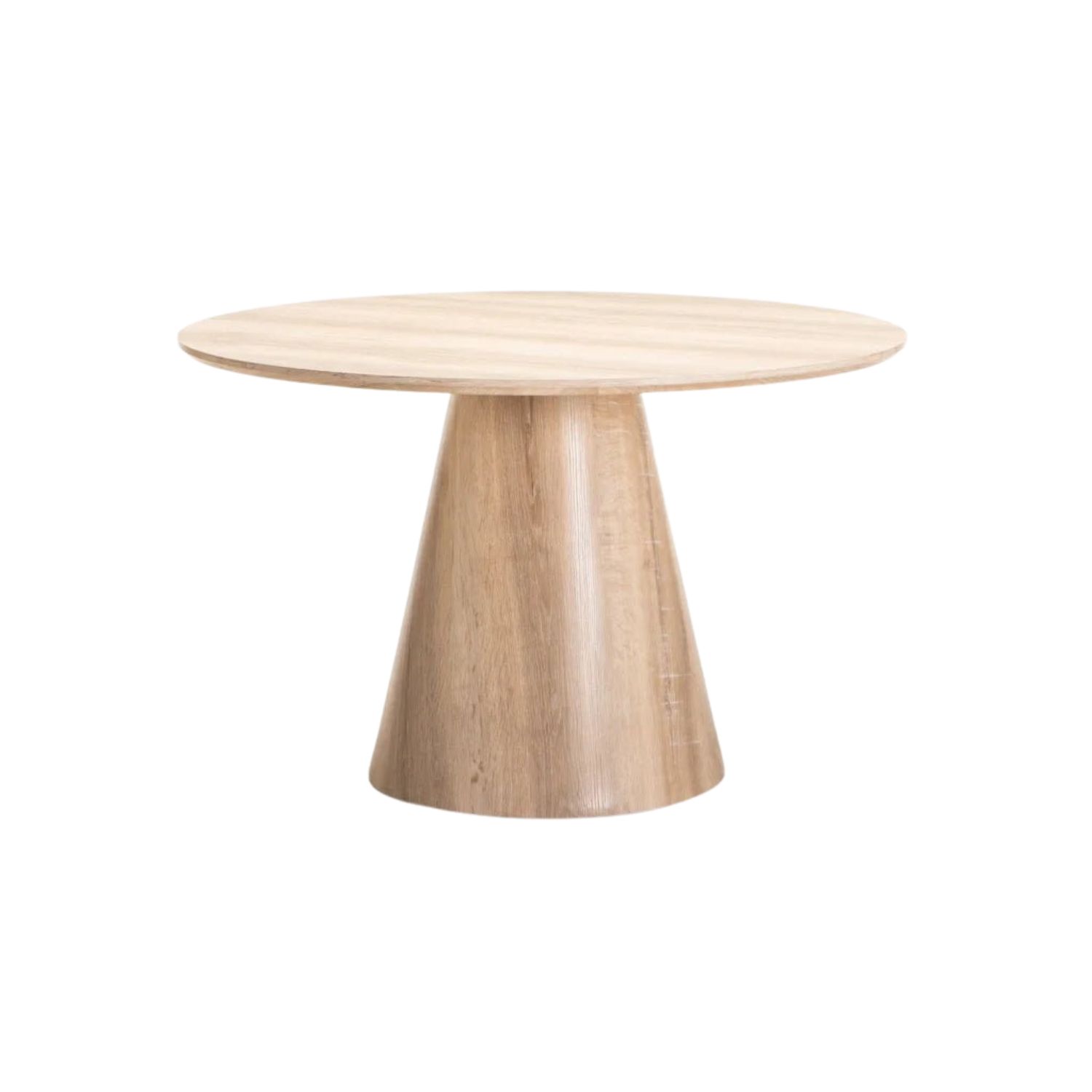 120cm Round Dining Table With Solid Beech Base