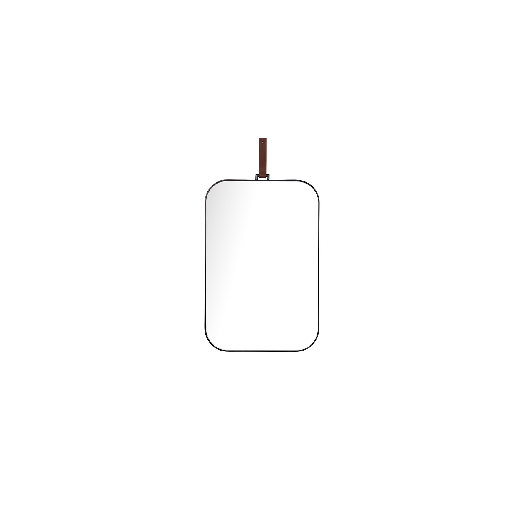 Paramount Mirrors & Prints - Lexi Leather Square - Black