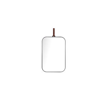 Paramount Mirrors & Prints - Lexi Leather Square - Black