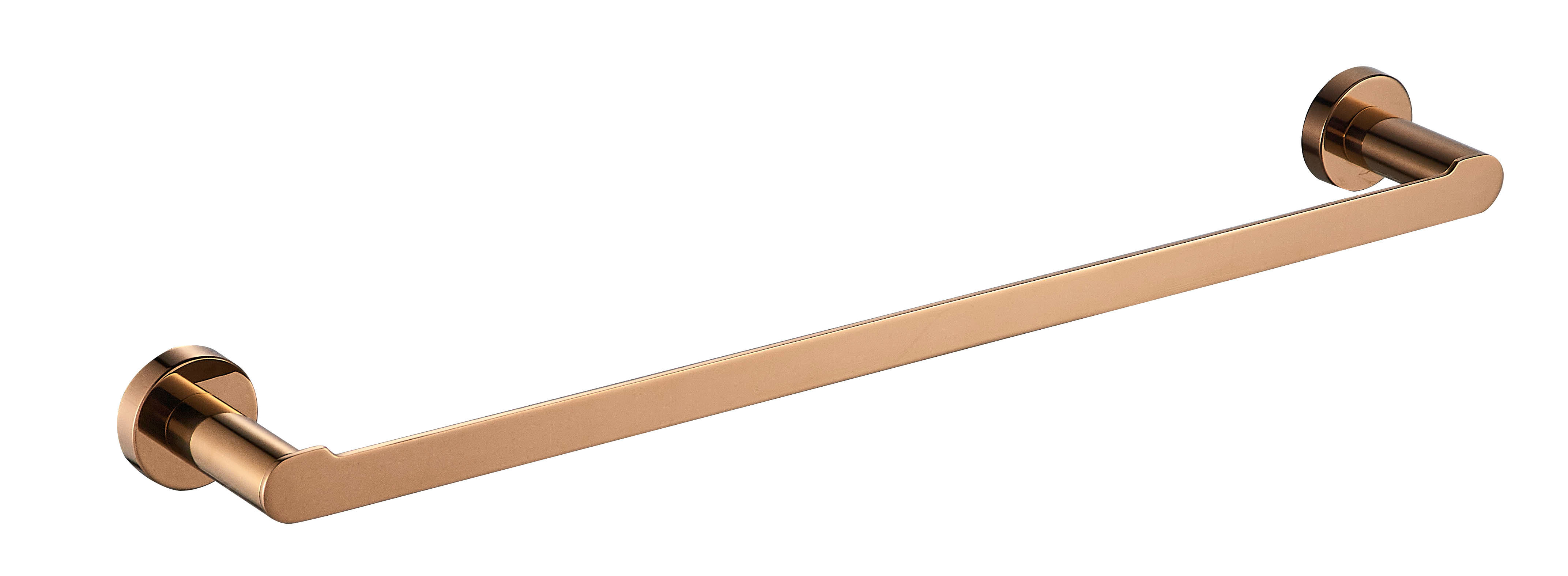 MILAN ROSE GOLD TOWEL BAR 600MM