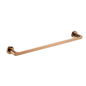 MILAN ROSE GOLD TOWEL BAR 600MM