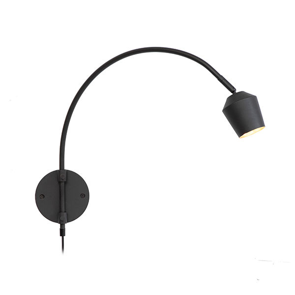 The Lighting Warehouse -Wall Light Maurice 1lt Black