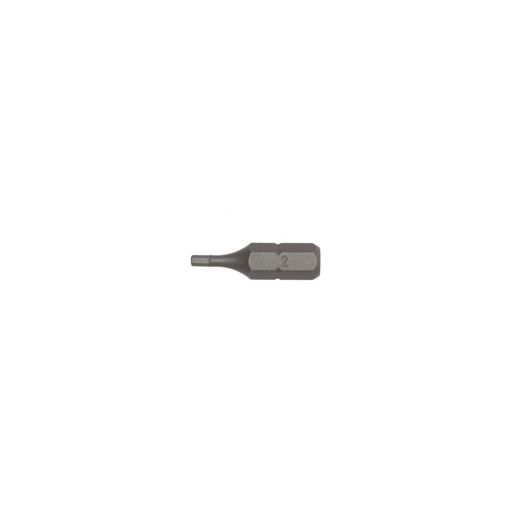 3PC 1/4inch Hex Drive 2MM Hex Bit 25MM Long