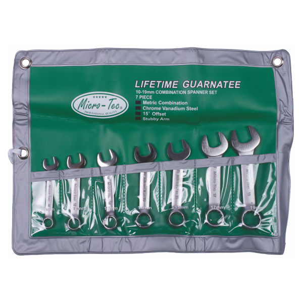Micro-Tec - Spanner Stubby 10-19Mm
