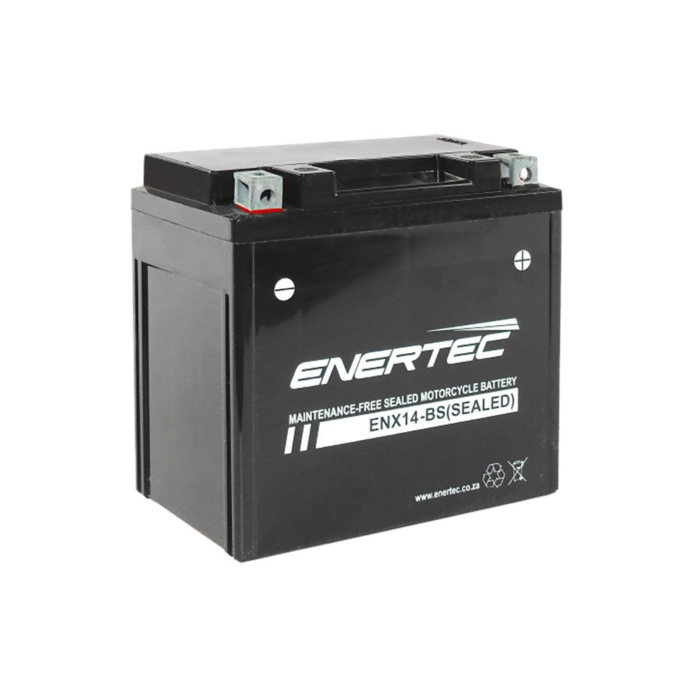 Enertec YTX14-BS 12V 12Ah AGM Motorcycle Battery