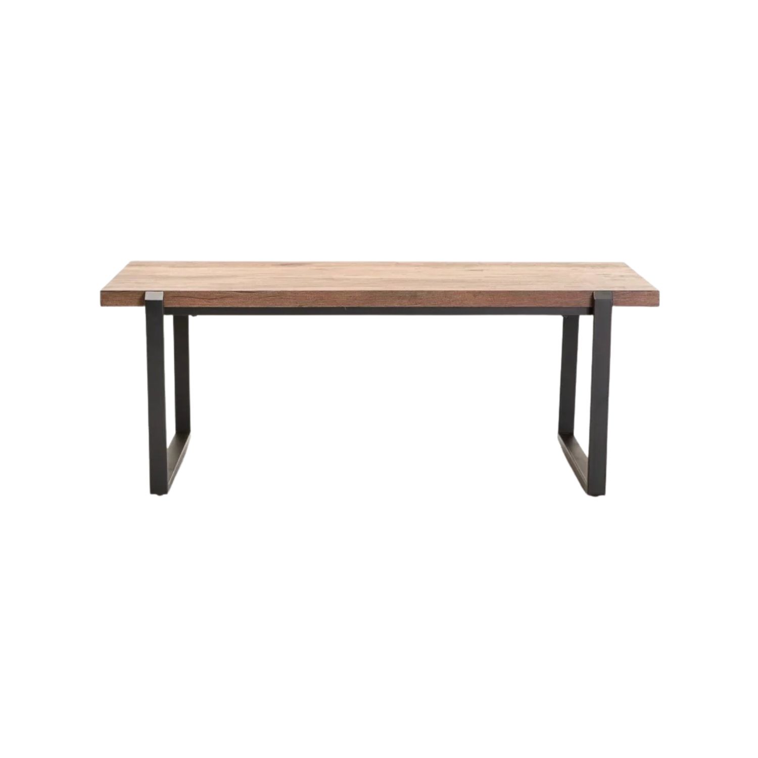 120x60cm Industrial Style Coffee Table - Walnut