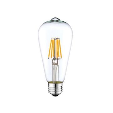 220-240VAC 6W LED Pear Shape Lamp E27 Base Cool White