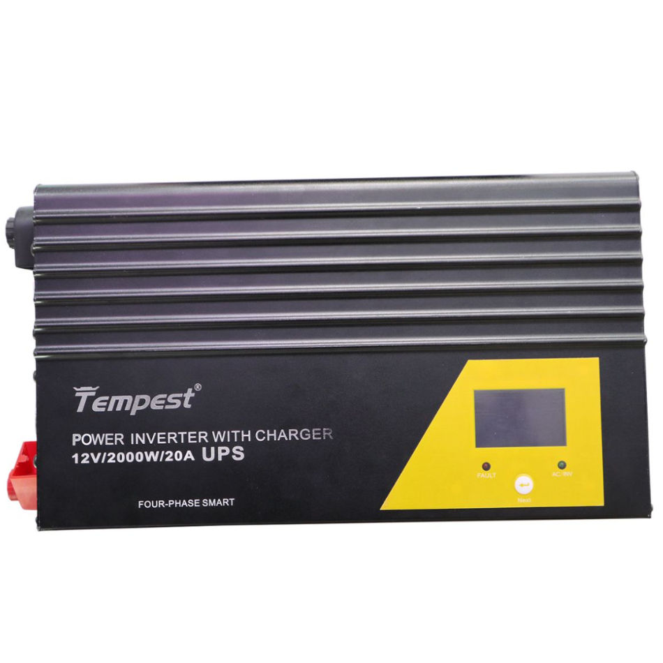Tempest Power Inverter/UPS with Charger 2000W/12V/20A