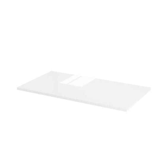 Wall hung cabinet work top SENSEA Remix white 91x44x1,8cm