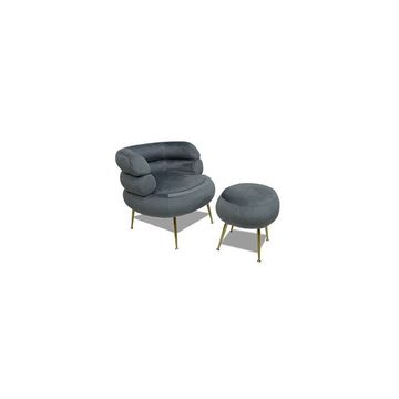 Leo Chair and Ottoman
