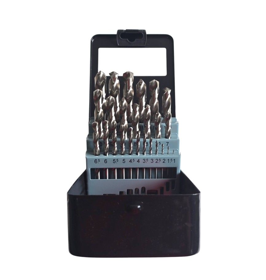 HSS Fully Ground Steel Drill Bit Set - 1.0 - 13mm - 25 Pcs Set
