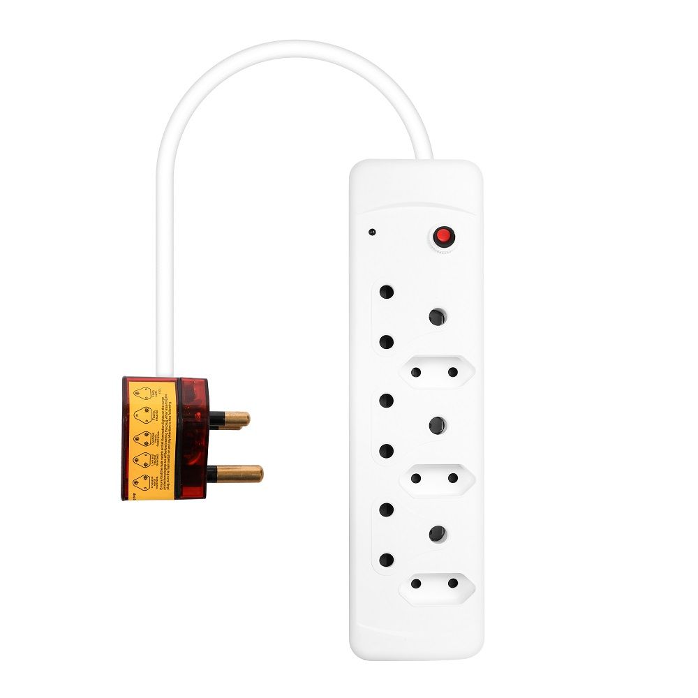 Ultra-Power 6 Way Multi Plug,16A plug High Surge